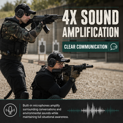 Sentinel Electronic Hearing Protection Earmuffs