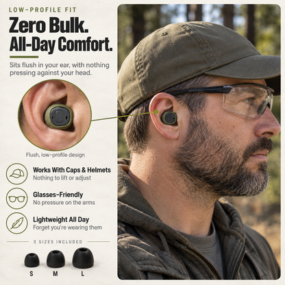 Auralon Pro Electronic Hearing Protection Earbuds