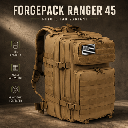 ForgePack Ranger 45 Tactical Backpack