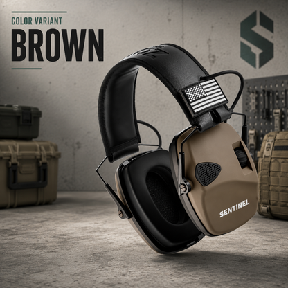 Sentinel Electronic Hearing Protection Earmuffs